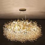 AC265V Bedroom Decorative Led Crystal Chandelier 3500K Warm White