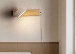 Yellow travertine wall lamp bedroom bedside living room background wall homestay