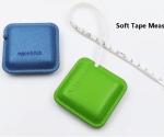 Giveaway Wholesale Promotional Cheap Suare Mini Tape Measure Keychain With Logo