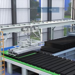 China High Capacity Automatic Stacking Machine Fired Clay Brick Making Machine 25000 Bricks/hr factory