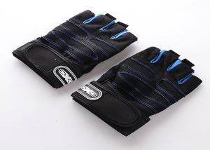 China WOD Weightlifting Workout Hand Gloves , Training Protective Work Gloves factory