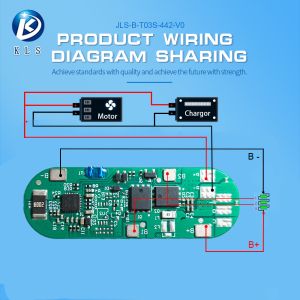 3S-24S Custom BMS for LiFePO4 Li-ion Batteries with Bluetooth 5A-200A