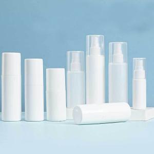 China Empty Fine Mist Spray Bottles 30ml 50ml 80ml 100ml Transparent Plastic Spray Bottle factory