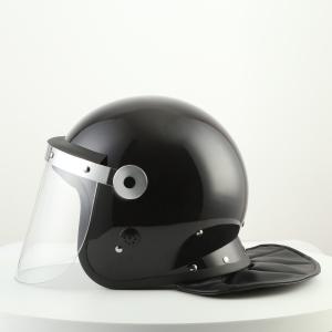 China Riot Helmet With Visor And PU Neck Protection , Police Tactical Helmet factory