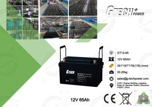 China UPS Maintenance Free Sealed Lead Acid Battery 12v 65ah For Telecom factory