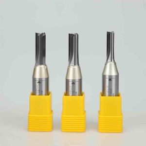 1 / 2 TCT Carbide Tipped TCT Router Bits CNC Engraving Tools Three Edge File