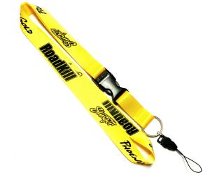 China Shining Material Custom Nylon Lanyards , Safety Neck Lanyards For Phone Keys factory