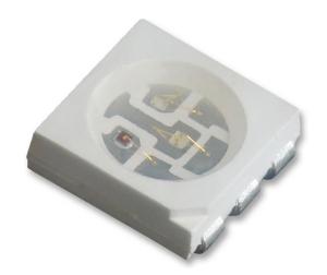 China KAAF-5050RGBS-13 3 RGB LED, 470 (Blue) nm, 525 (Green) nm, 625 (Red) nm, 6-pin SMD Package factory