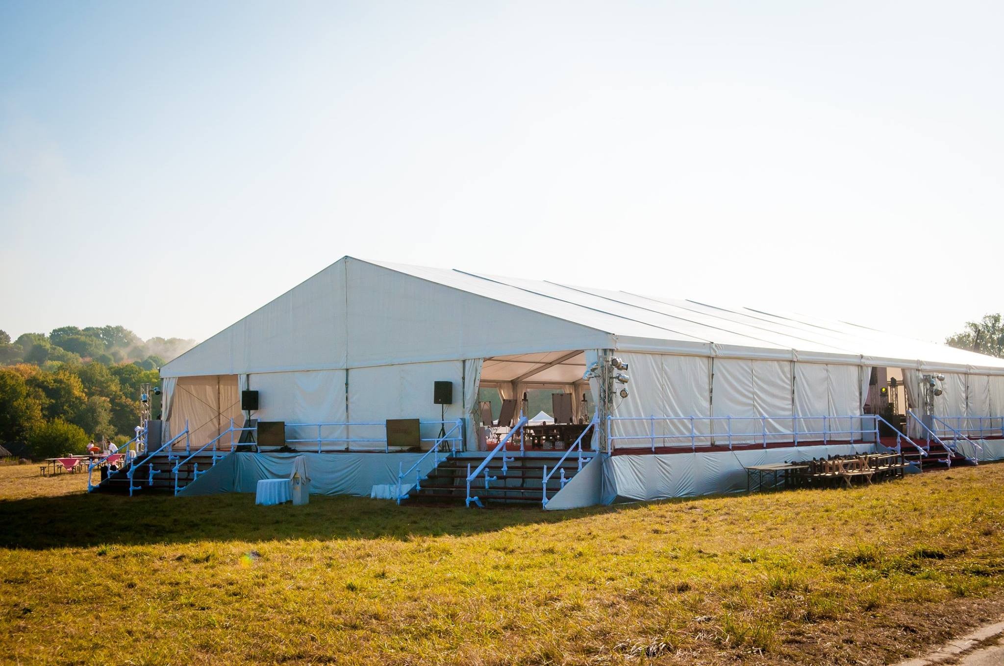 Business Trade Show Tent 35x45m Large Durable Aluminium Frame Pvc Fabric