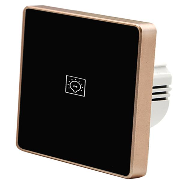 China Glomarket 1 Gang Zigbee Smart Switch Marble No Neutral Smart Wireless Touch Screen Wall Light Switch Bell factory