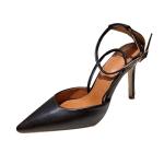 YTH001 Baotou Women'S Sandals Pointed Toe Fashion Buckle Strap Ladies Stiletto