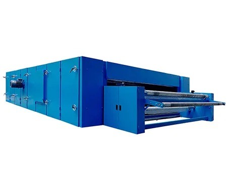 China Single belt hot air circulation oven for thermal bonding soft poly wadding  factory