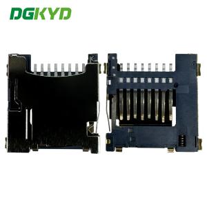 China TF1.45 Micro SD Socket SMT Internal Soldering Telephone Socket DGKYDTP145H8A6A2Y3WSN286 on sale