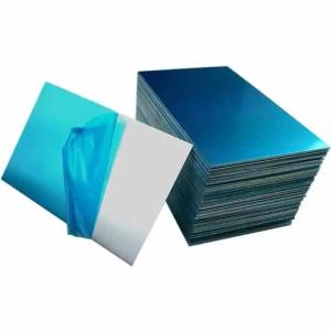 China 0.5mm 1.0mm Thick Anodized Aluminium Plate Sheet Color Black Silver Blue Red factory