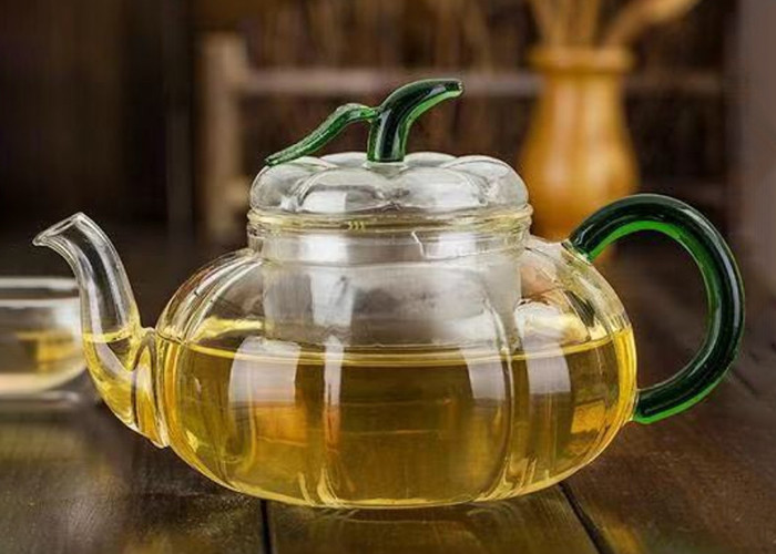 CE Standard Heat Resistant Glass Teapot / Clear Glass Tea Kettle