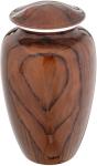 Cherry Wood Grain Finish Cremation Urn | Human Ashes Adult Memorial urn, Burial,