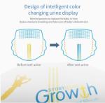 Growth diaper always keep baby sensitive skin dry and comfortable
