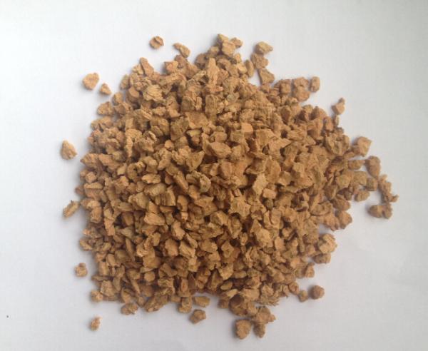 4~6mm Diameter, 70~80g/L Density,Nature Eco - Friendly corks granules, Good