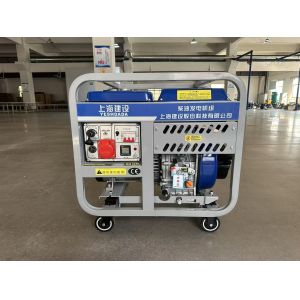 China 220 Amperes Power Diesel Welding Generator 5.8kw for Construction Sites / Home Manual Start on sale