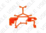Push In Wire Connectors Carrier Easy Installation On DIN35 Guide Rail
