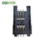 SIM Card Holder 6P All Plastic Flip Top Telephone Card Holder DGKYDSIM26H6A6A2Y3