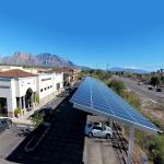 Ease Configuration Installation Open Ground Anodized Aluminum PV Carport