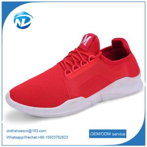 China Mesh Fabric Breathable Shoes For Couples Light Weight Walking Shoes factory