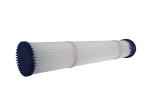 5um,0.5um,2um,0.2um Polyester Spunbond Dust Filter Cartridge Galvanized Steel