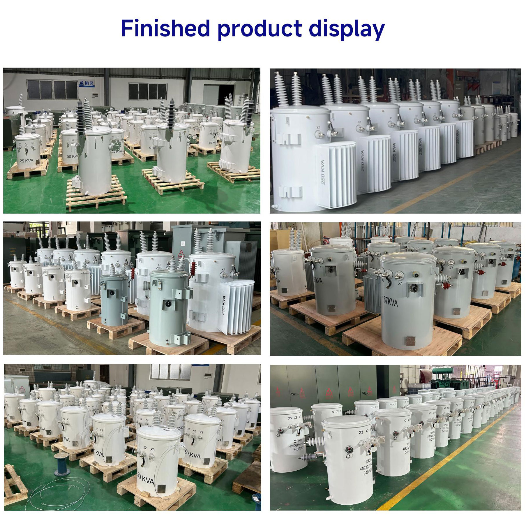 10Kva Single Phase Power Pole Mounted Transformer Oil Immersed 100Hz 4160V manufacturers price