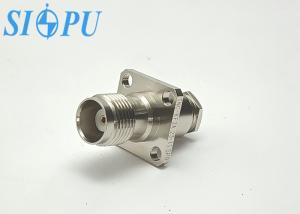 China TNC Female RF Coaxial Connector – Flange Mount, Compatible with RG142/U Cable factory