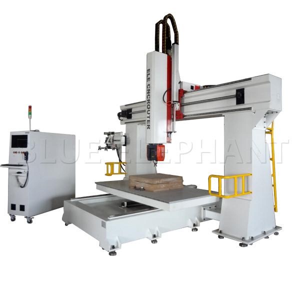3d Pattern 5 Axis Cnc Router Machine For Wood Cutting 11KW Imported Taiwan DELTA