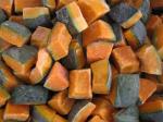 Frozen Sweet Pumpkin Dice, blanched, variety of Ebis, origin of Heilongjiang,