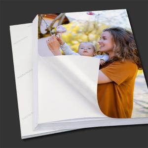 China RC Waterproof Self Adhesive Glossy Paper A4 135gsm Bright White factory