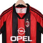 1998-1999 AC Milan Retro Home Replica Football Jersey Classic Customization