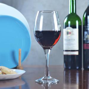 China Crystal Clear Machine Blown Goblet Wine Glass 390ml 13Oz For Red Wine factory