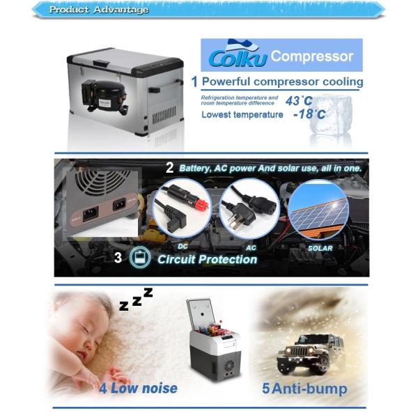 DC-25P DC12V/24V Compressor Portable Mini Car Fridge Freezer/Car Cooler /Car Refrigerator/ Ship Camping Refrigerator