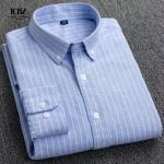 Embroidery Business Vintage Oxford 100% Cotton Working Silk Shirt Print Dress