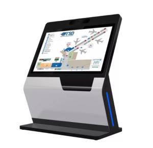 China automatic motherboard standing self service printer kiosk/information terminal factory