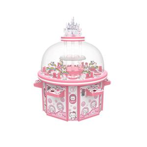 China SGS Gift Vending Machine / 6 People Automatic Joystick Gift Game Machine Crystal Castle factory