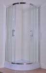 Waterproof Modern Quadrant Round Shower Enclosure CE SGS Certification