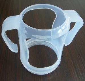 China Transparent PP Feeding Bottle Holder Plastic Injection Moulding Service ISO90001 factory