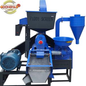 China DongYa Agro 15hp Combined Commercial Rice Mill Machine 650KG Per Hour factory