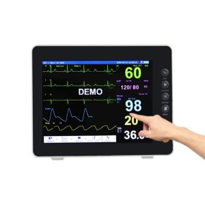 China ECG ICU Multi-Parameter Patient Portable Monitor Hospital Equipment with Electric Power Source Made of Plastic Includes Bracket on sale
