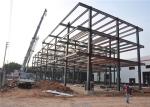 Durable Multi Story Steel Building , Prefab Metal Workshop Easy Assembled
