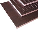 Music Room Perforated Wood Acoustic Panels Sound Absorption Polyester Fiber Wall