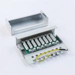 OEM Welcome 1U 8 Ports Cat.6A Cat.6 Cat5e Wall Mount Patch Panel for Ethernet 19