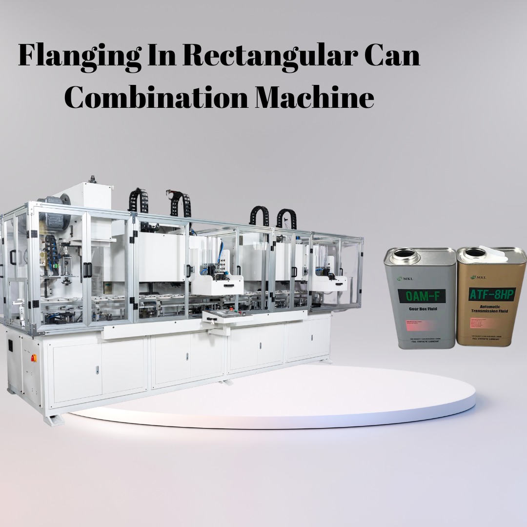 China Flanging In Rectangular Can Combination Machine factory