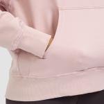 Simple Yoga Casual Loose Drop Shoulder Pullover Hooded Sweater Women