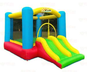 China Polyester Oxford Inflatable Colorful Slide For Children Play And Exercise Indoors And Outdoors factory