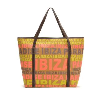 China Leather Strap Promotional Logo Canvas Cotton Tote Bags factory